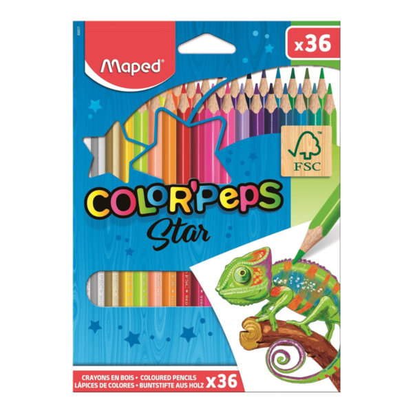 Lápis De Cor Color'Peps 36 Cores Maped