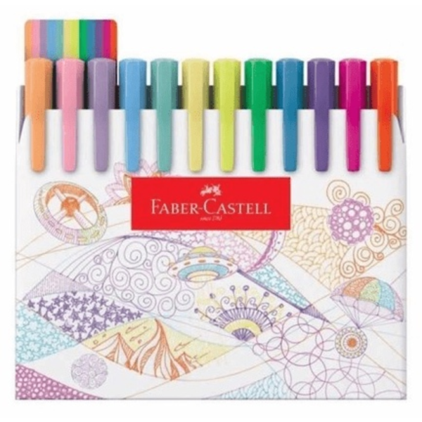 Estojo Caneta Fine Pen Colors Com 48 Cores Faber Castell - Image 4