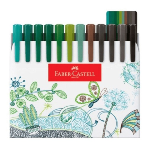 Estojo Caneta Fine Pen Colors Com 48 Cores Faber Castell - Image 5