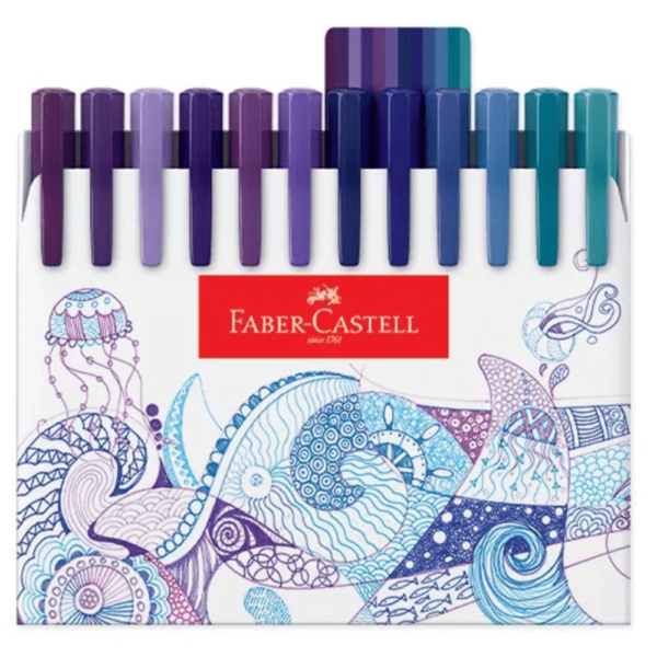 Estojo Caneta Fine Pen Colors Com 48 Cores Faber Castell - Image 6