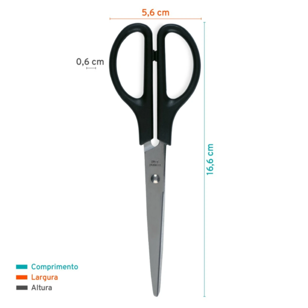 Tesoura 17cm Multiuso B7201 Bazze - Image 3