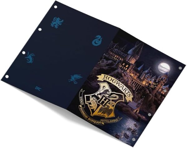 Caderno Argolado Universitario em PVC Cristal com 192 folhas Harry Potter - Fechamento em Botão - DAC - Image 4