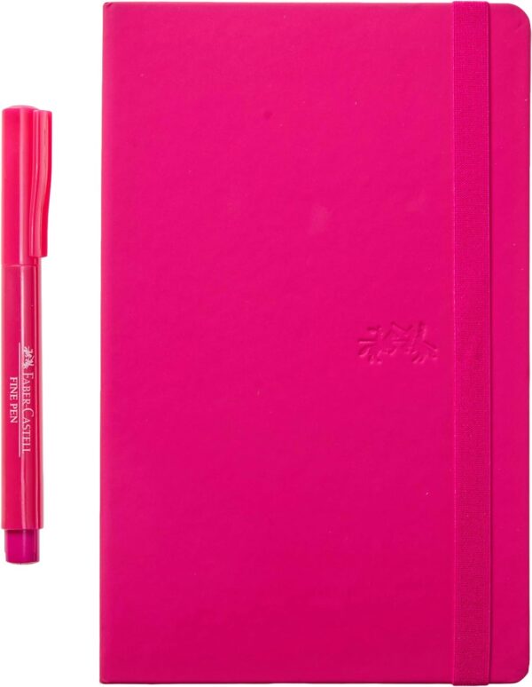 Caderno Pontilhado + Fine Pen, Creative Journal, CDNETA/RS, 84 Folhas, Rosa - Faber-Castell - Image 2