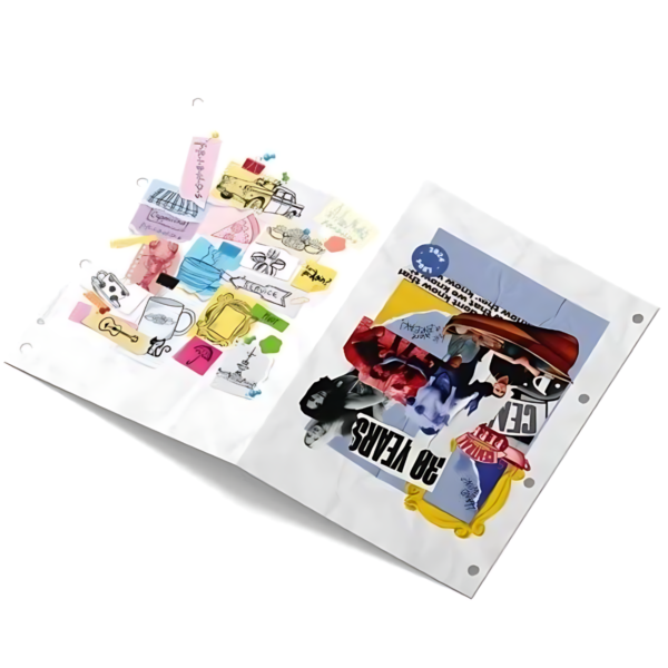 Caderno Argolado Universitario em PVC Cristal com 192 folhas Friends - Fechamento em Botão - Dac - Image 3